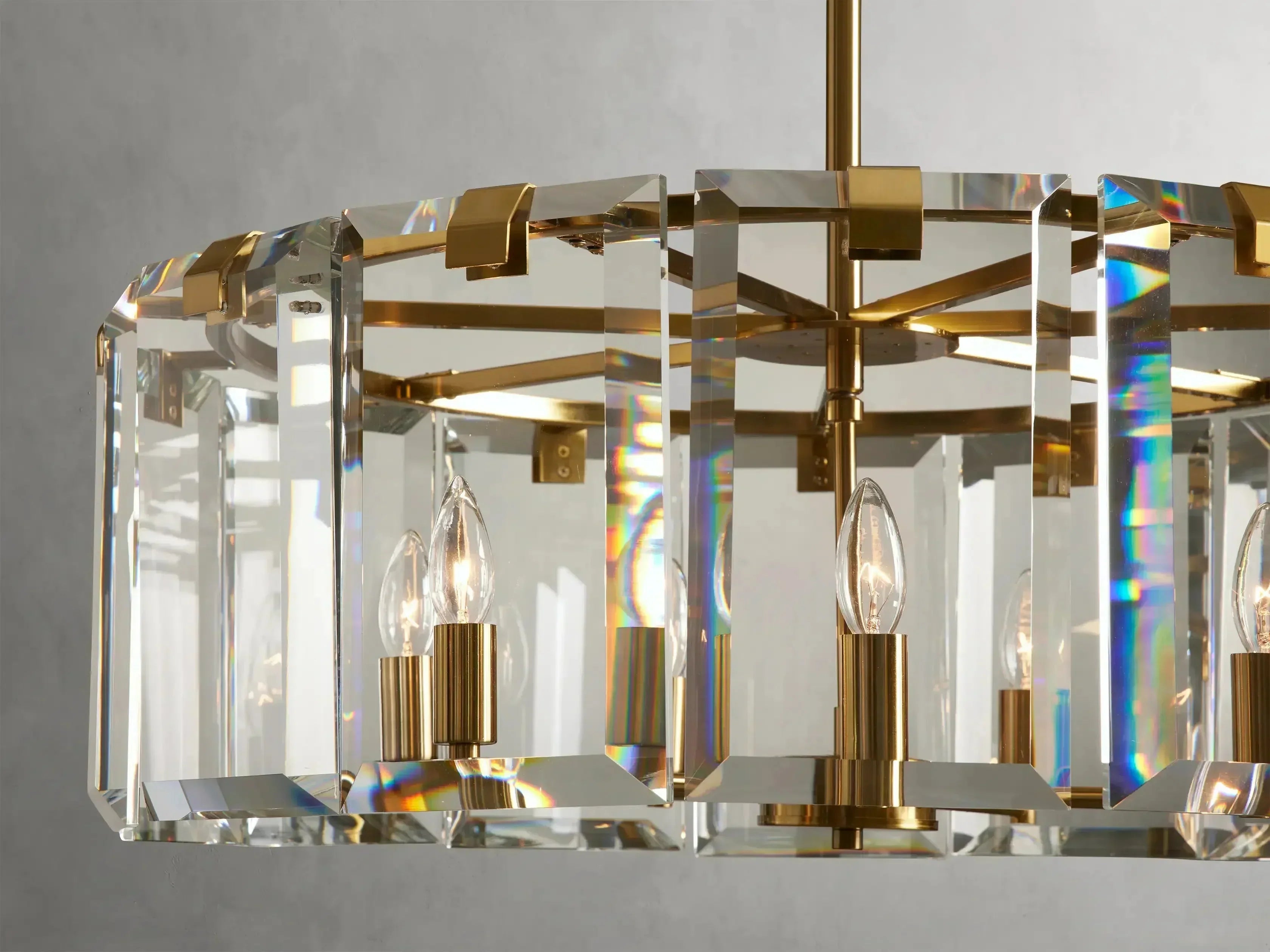 Elegant Amaya Round Chandelier 30" 38" 48" product image
