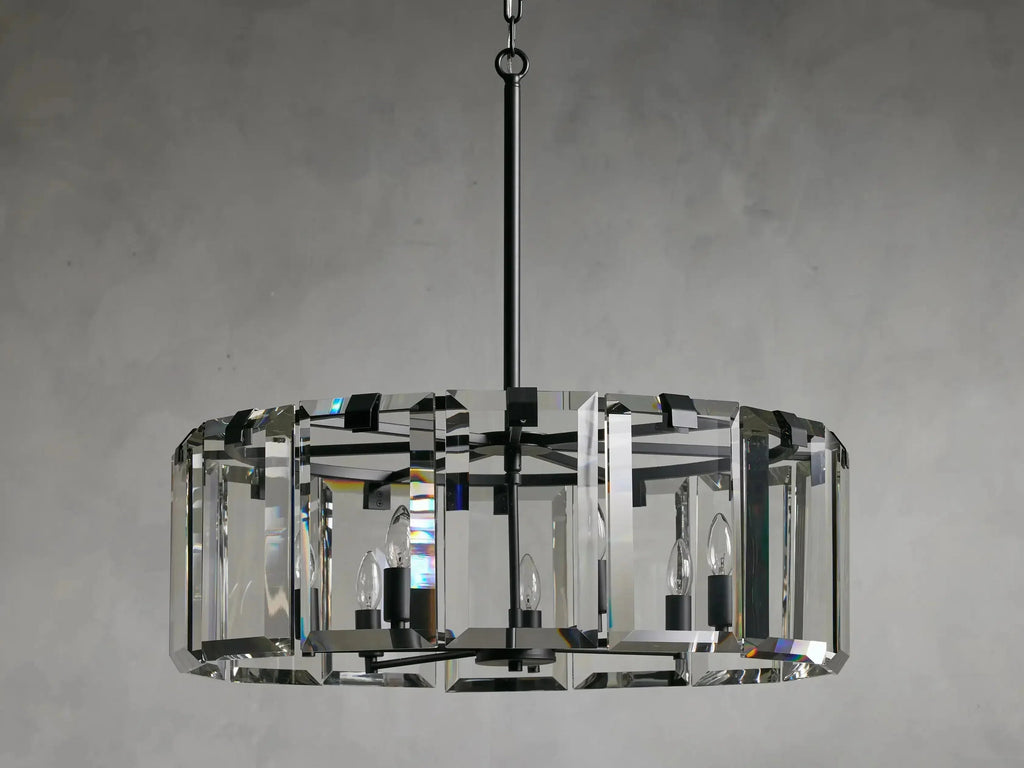 Elegant Amaya Round Chandelier 30" 38" 48" product image