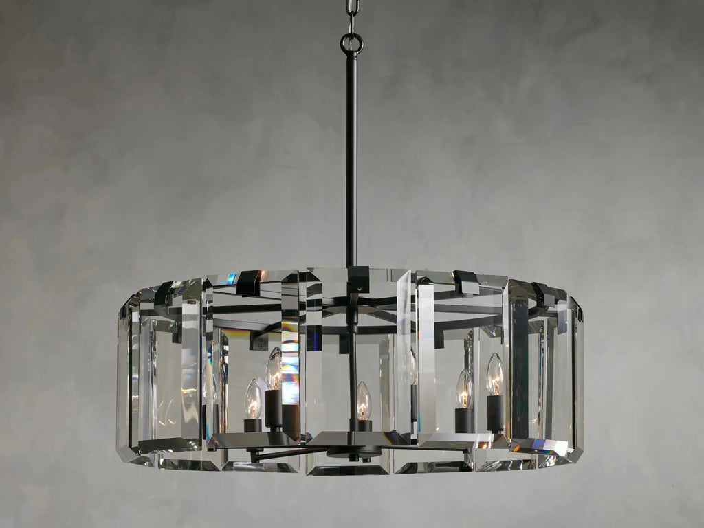 Elegant Amaya Round Chandelier 30" 38" 48" product image