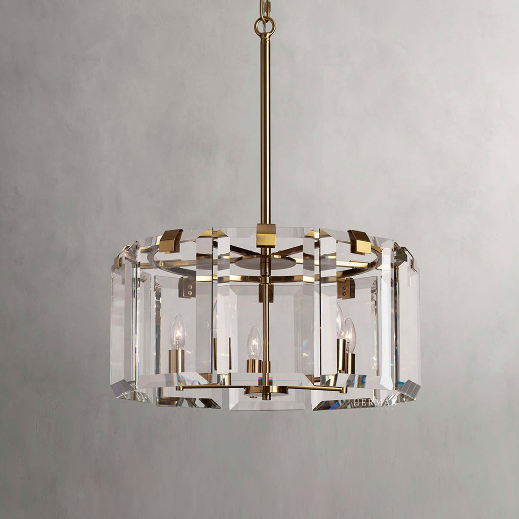Elegant Amaya Round Chandelier 30" 38" 48" product image