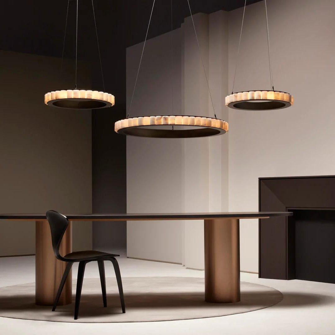 Elegant Avalon Alabaster Chandelier product image