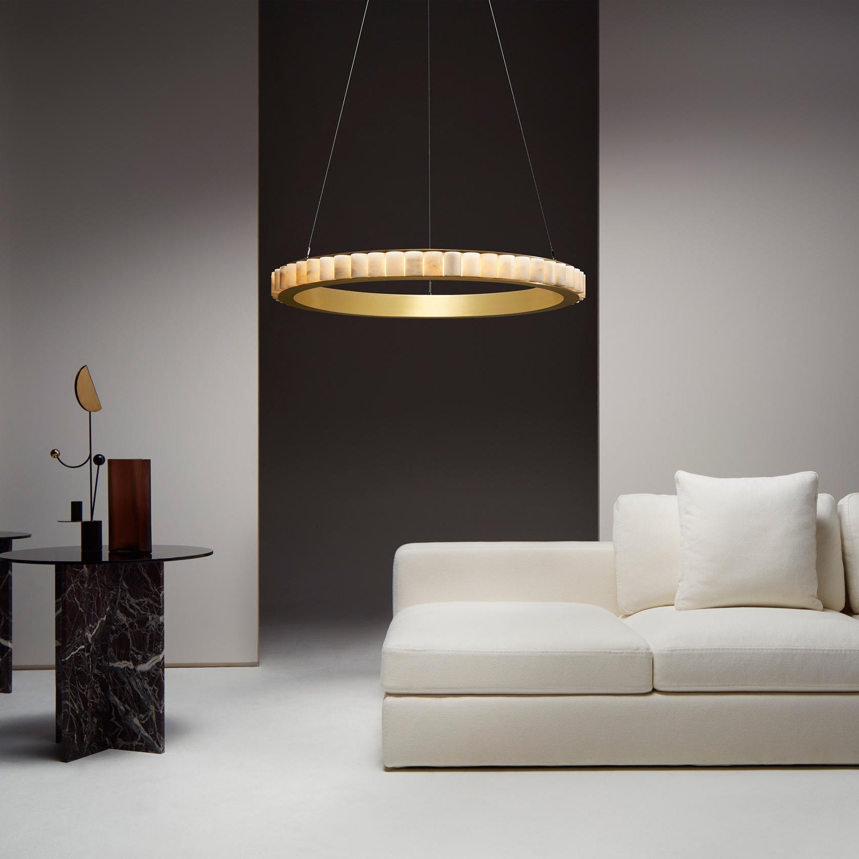 Elegant Avalon Alabaster Chandelier product image