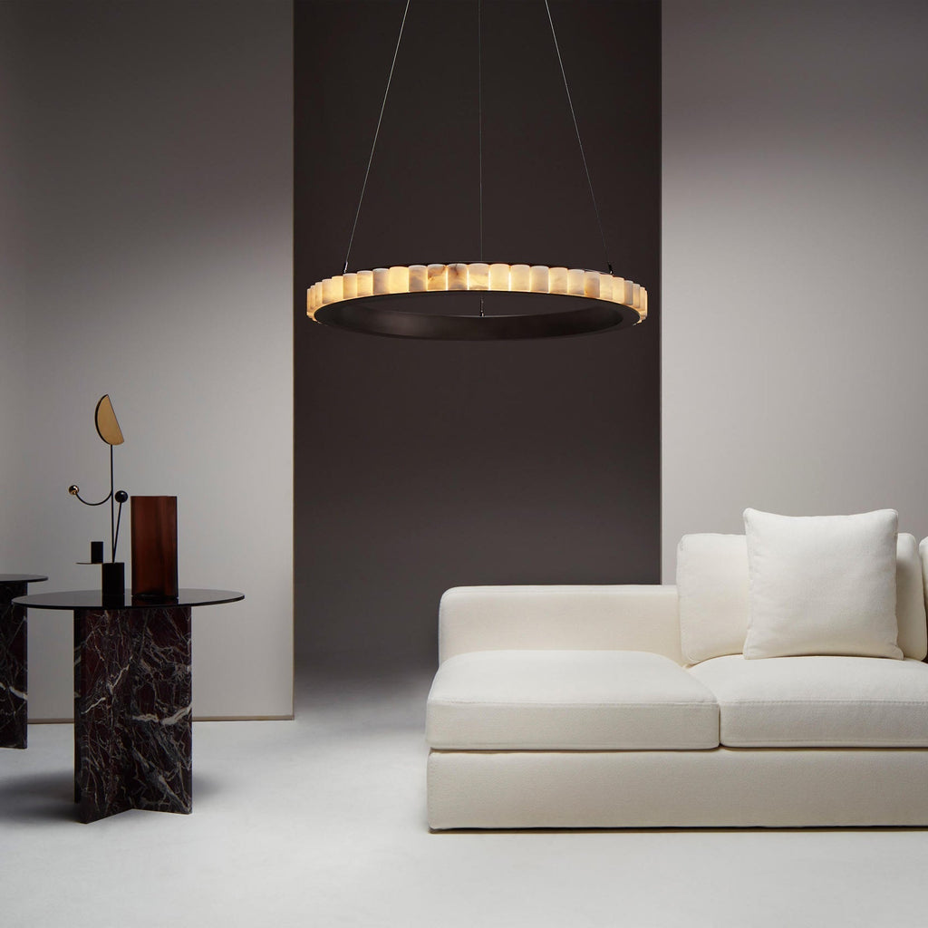Elegant Avalon Alabaster Chandelier product image