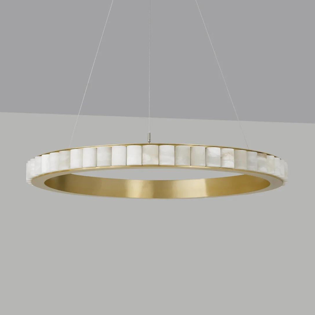 Elegant Avalon Alabaster Chandelier product image