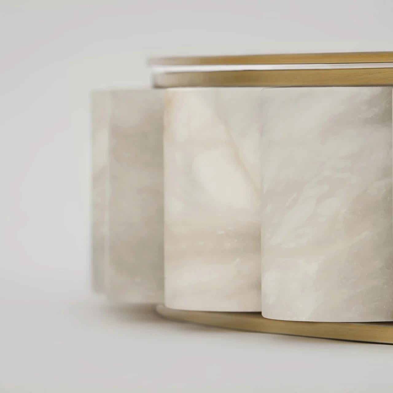 Elegant Avalon Alabaster Chandelier product image