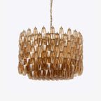 Elegant Drum Sorrento Chandelier by Bling Lighting Studio