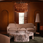 Elegant Drum Sorrento Chandelier detail view