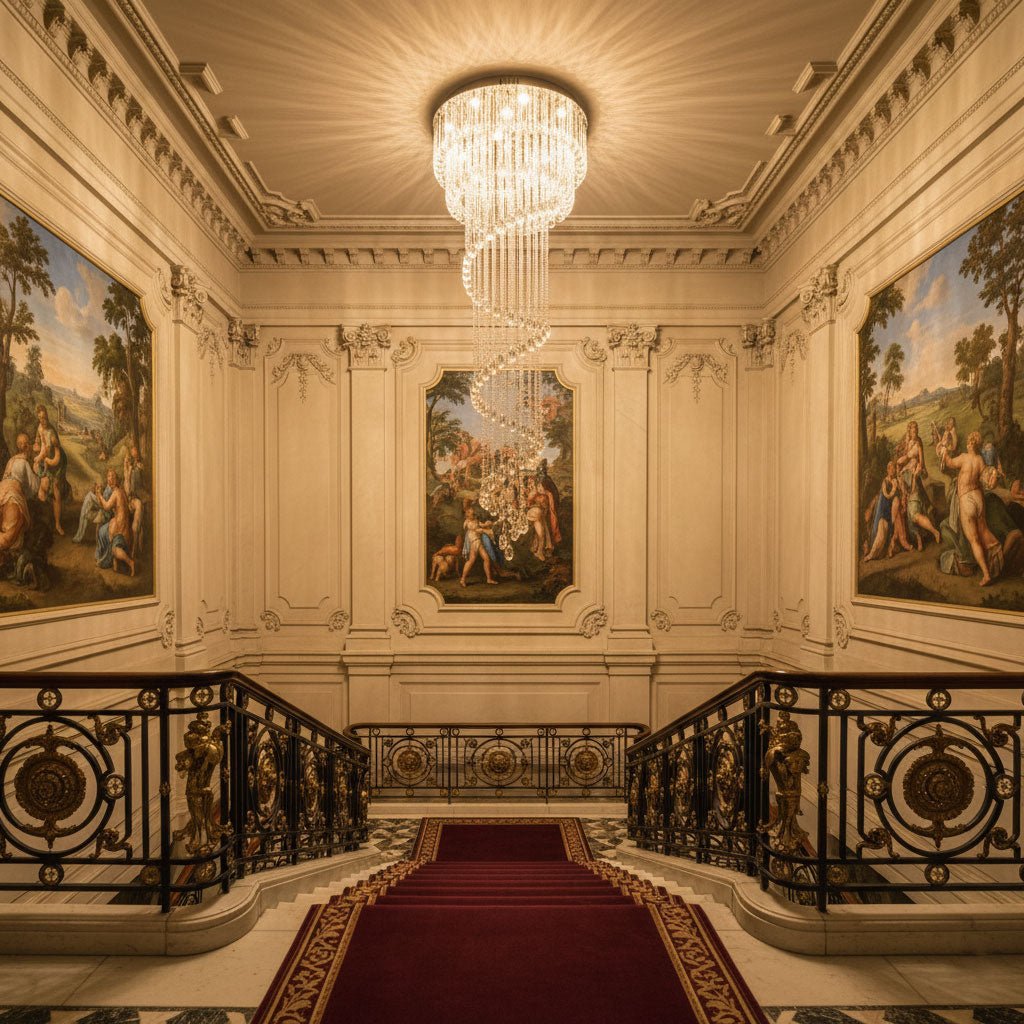 Elegant Harmony Spiral Chandelier additional product view