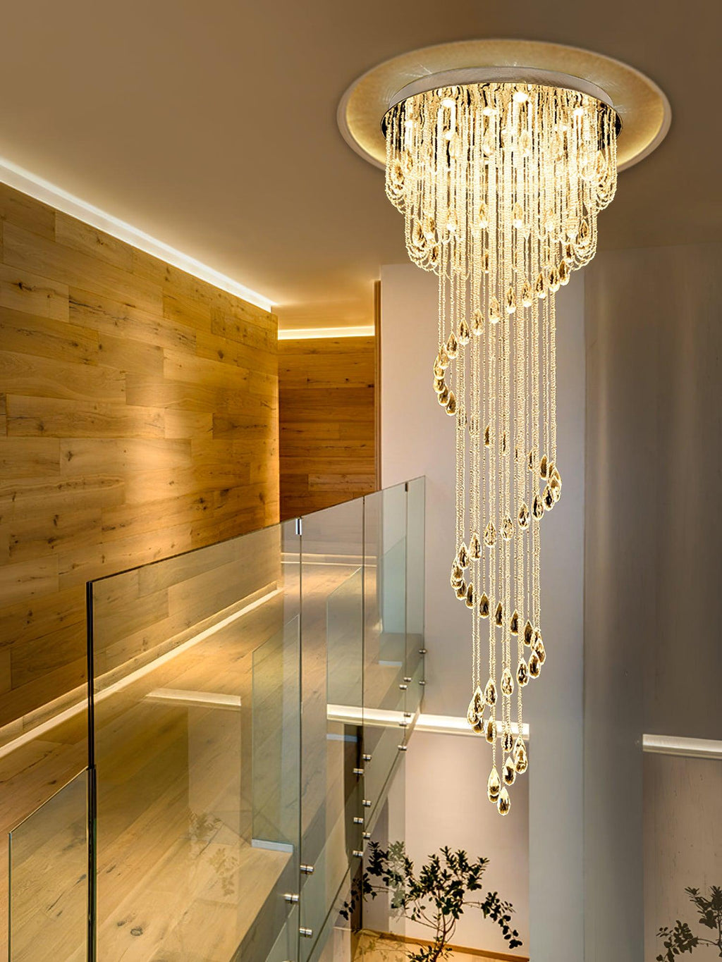 Elegant Harmony Spiral Chandelier product image