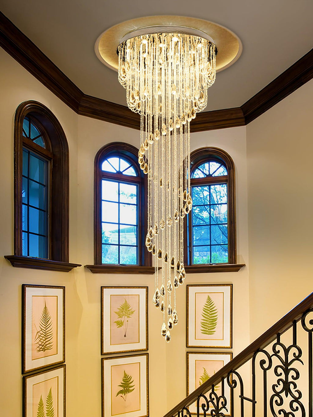 Elegant Harmony Spiral Chandelier product image