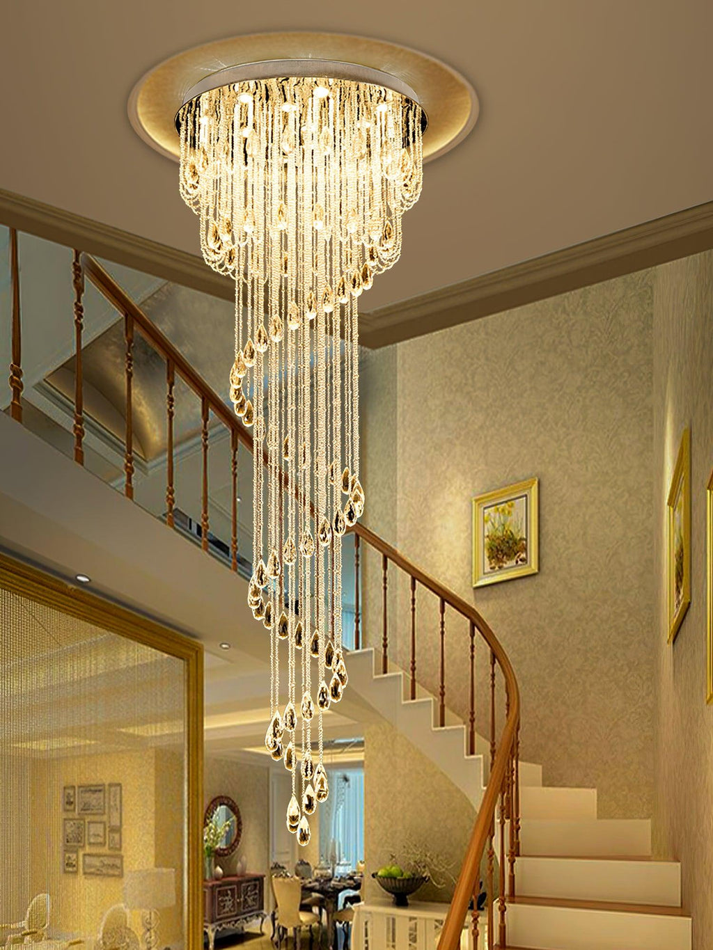 Elegant Harmony Spiral Chandelier product image