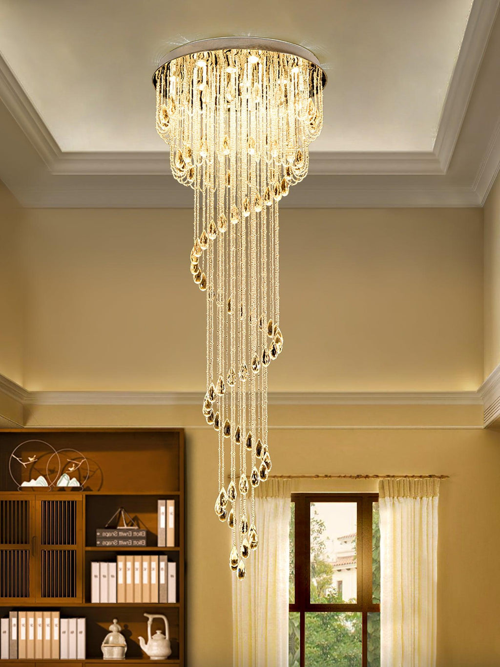 Elegant Harmony Spiral Chandelier product image