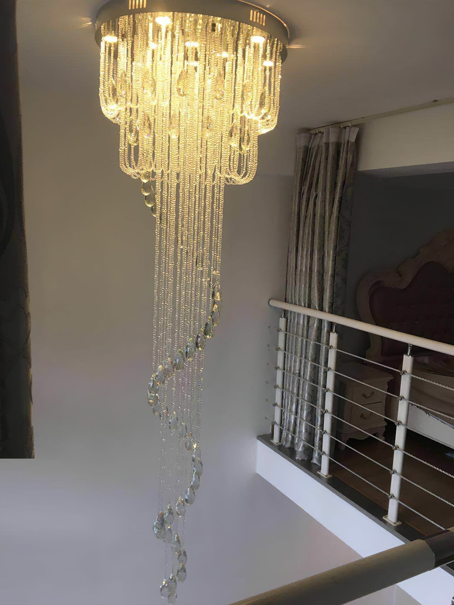 Elegant Harmony Spiral Chandelier product image