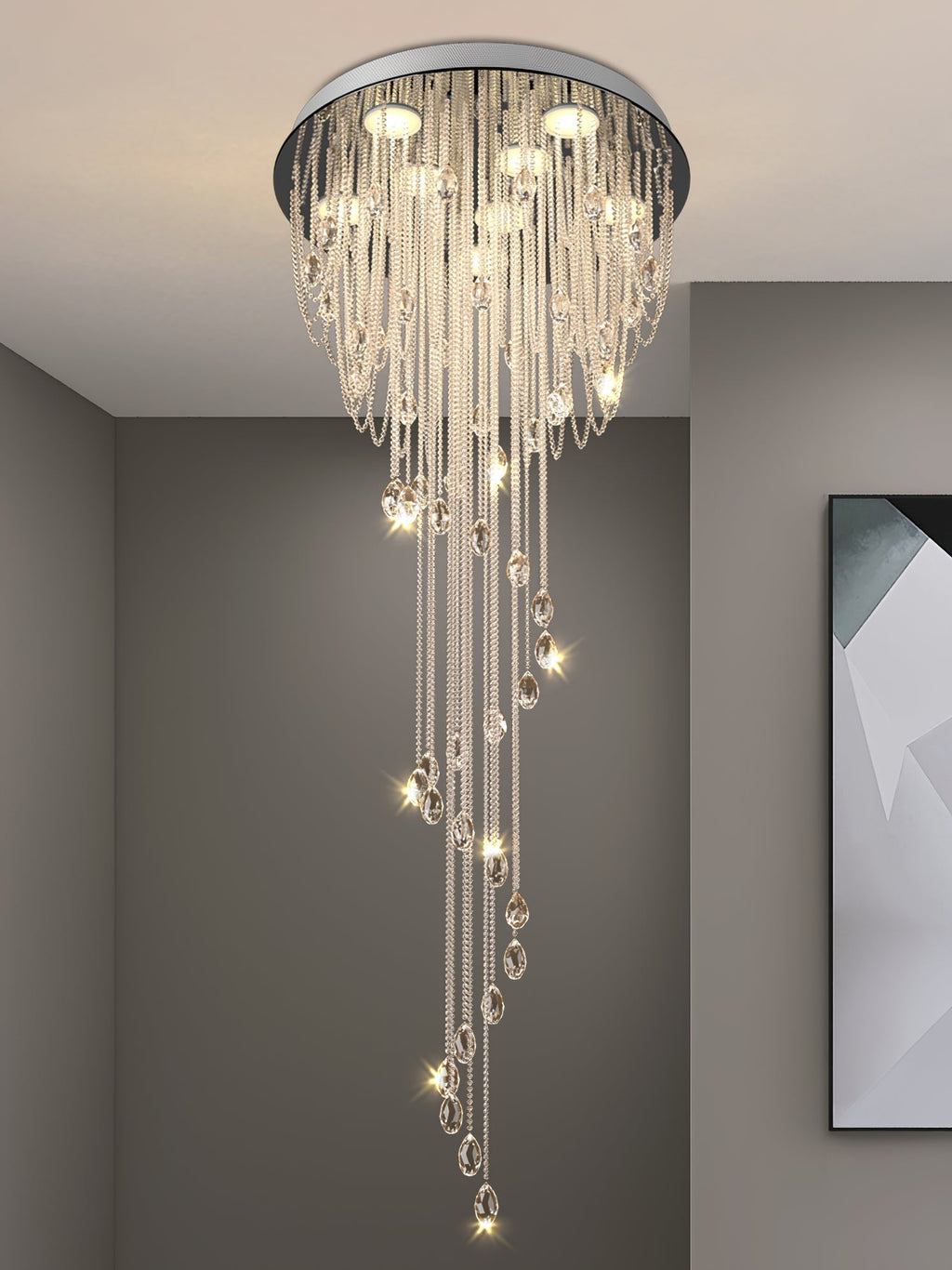 Elegant Harmony Spiral Chandelier product image