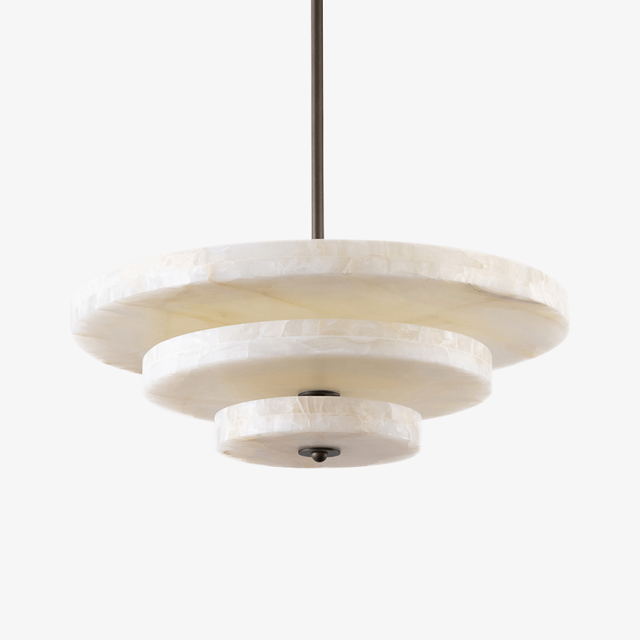 Elegant Ice Queen Alabaster Chandelier by Bling Lighting Studio