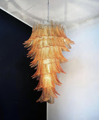 Elegant Rosalind Murano Felci Amber Chandelier product image