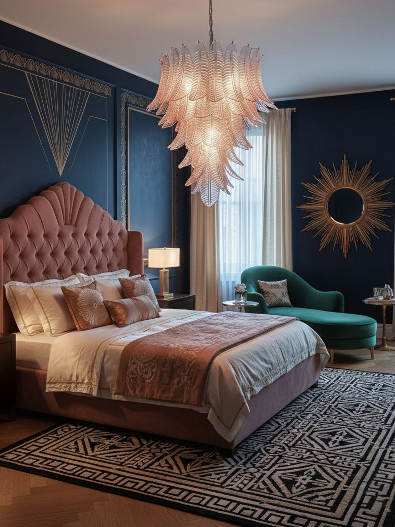 Elegant Rosalind Murano Felci Chandelier product image