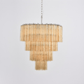 Elegant Serava Cascade Murano Tube Chandelier product image