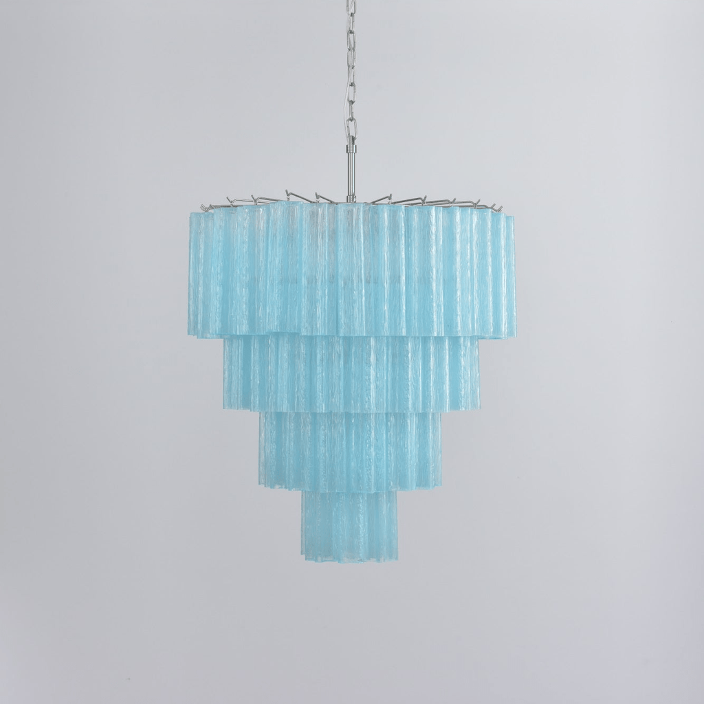 Elegant Serava Cascade Murano Tube Chandelier product image