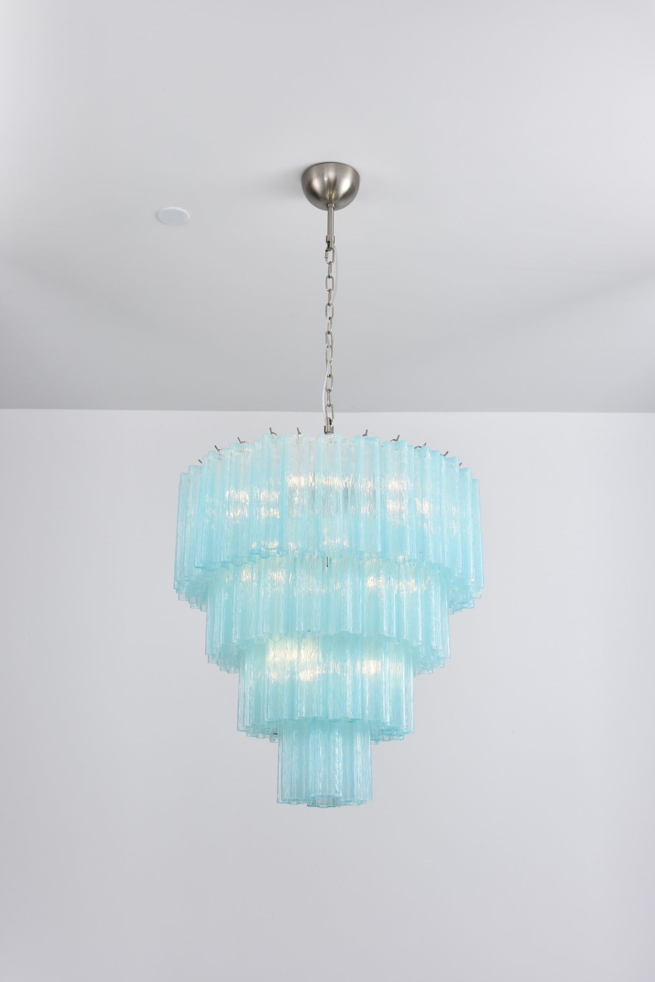 Elegant Serava Cascade Murano Tube Chandelier product image