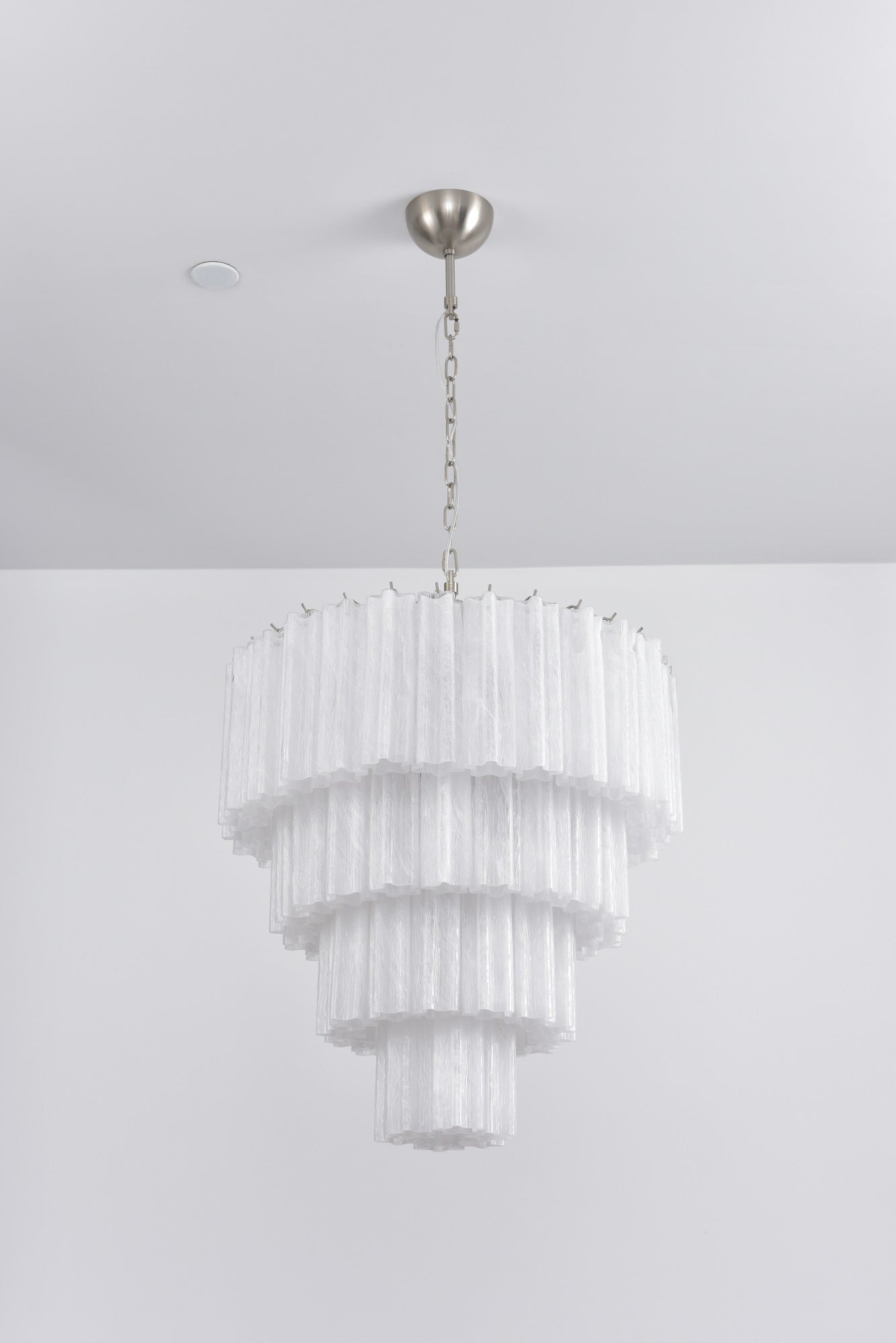 Elegant Serava Cascade Murano Tube Chandelier product image