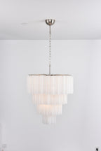 Elegant Serava Cascade Murano Tube Chandelier product image