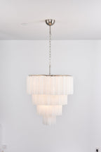 Elegant Serava Cascade Murano Tube Chandelier product image