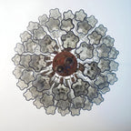 Elegant Smoke Murano Glass Tube Chandelier product image