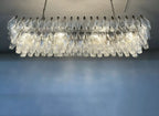 Elegant Transparent Murano Poliedri Chandelier product image