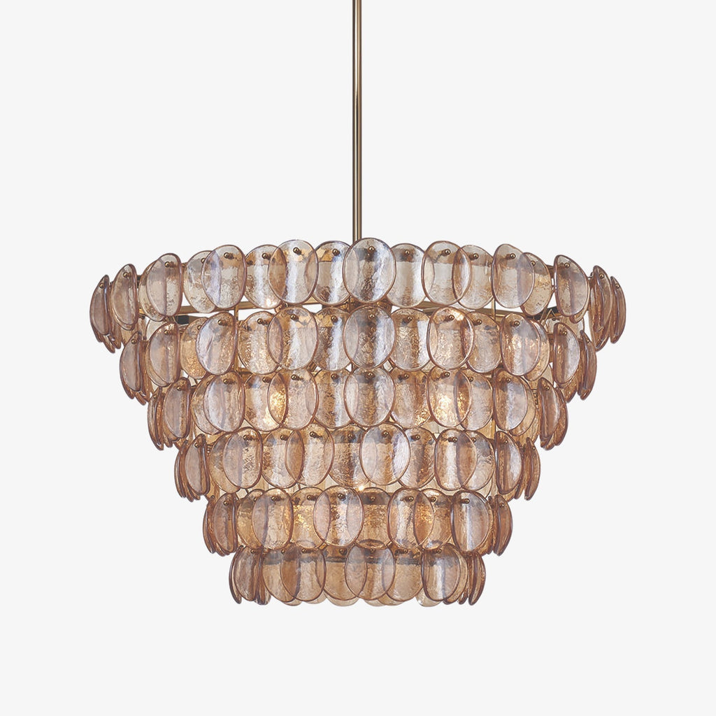 Elegant Uroko Large Chandelier by Bling Lighting Studio