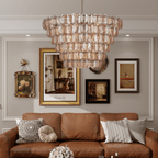 Elegant Uroko Large Chandelier detail view