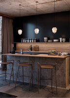 Elvian Alabaster Pendant Light by Bling Lighting Studio