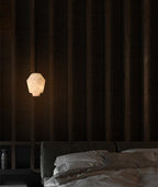 Elvian Alabaster Pendant Light by Bling Lighting Studio