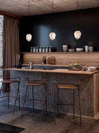 Elvian Alabaster Pendant Light by Bling Lighting Studio