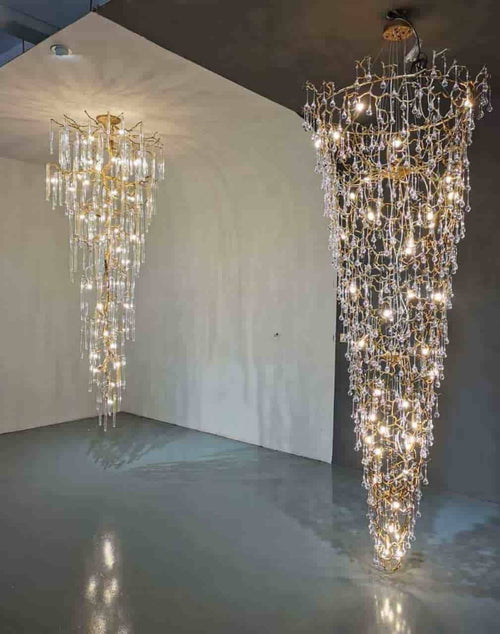 Elvira Extra Large Branch Chandelier for High Ceilings by Bling Lighting Studio
