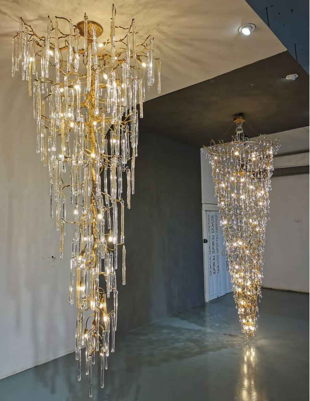 Elvira Extra Large Branch Chandelier for High Ceilings detail view