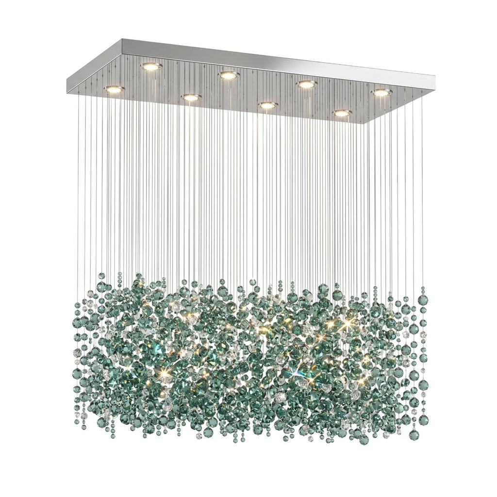Emerald Rainfall Crystal Customize Chandelier