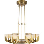 Empyrea Alabaster Chandelier by Bling Lighting Studio