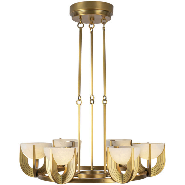 Empyrea Alabaster Chandelier by Bling Lighting Studio