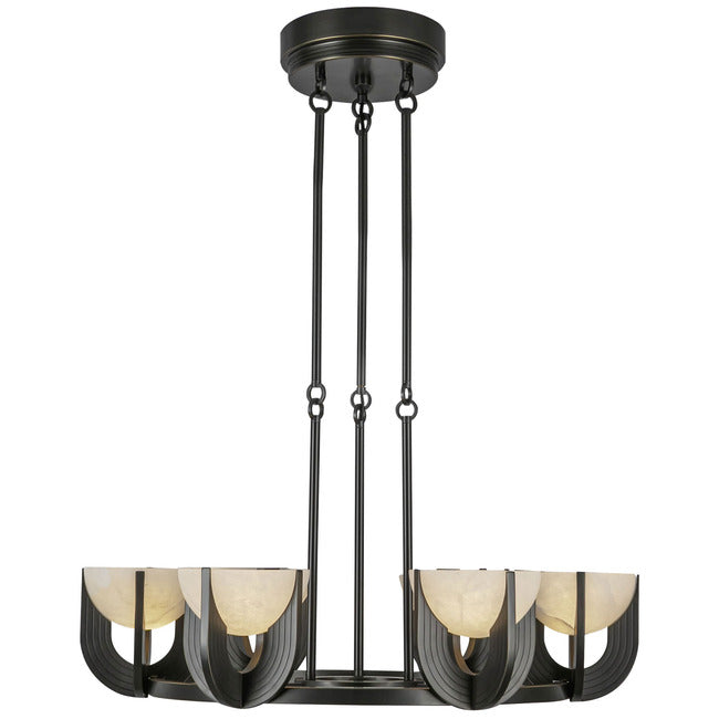 Empyrea Alabaster Chandelier by Bling Lighting Studio
