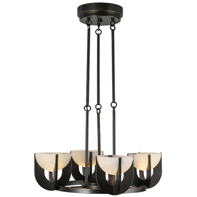 Empyrea Alabaster Chandelier by Bling Lighting Studio