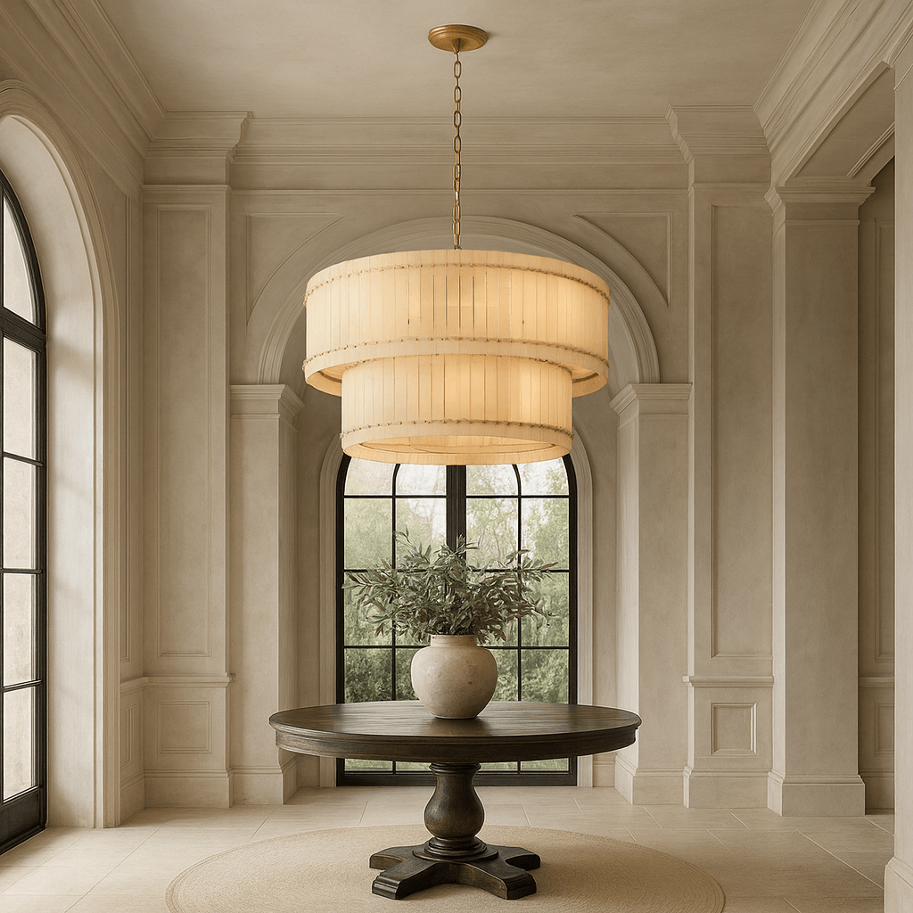 Valmont Alabaster Chandelier 39" additional product view