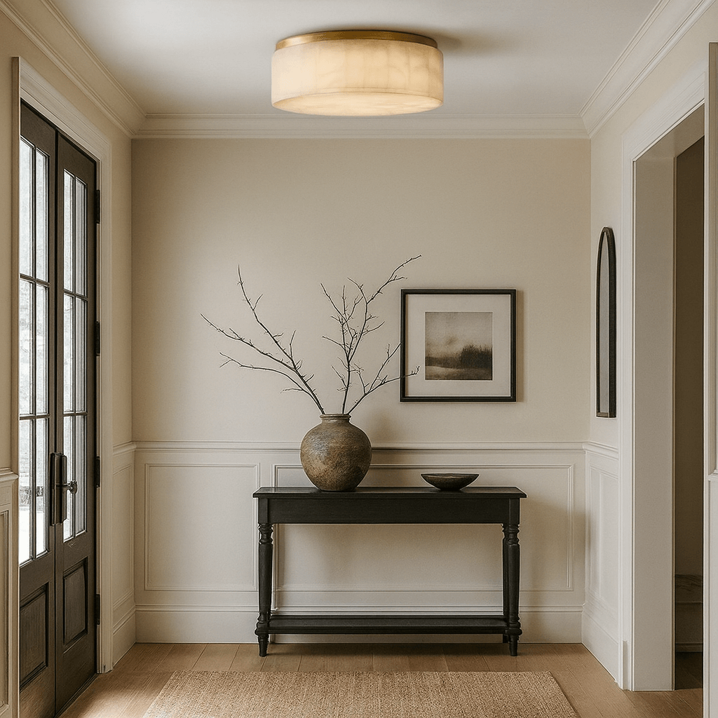 Milton Alabaster Flush Mount chandelier additional product view