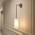 Mirasol Alabaster Wall Sconce by Bling Lighting Studio