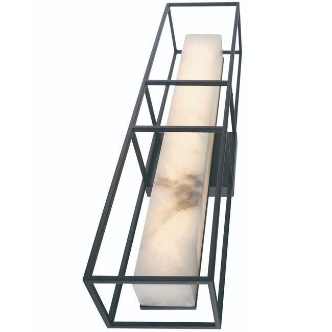 Saga Indoor / Outdoor Alabaster Wall Sconce by Bling Lighting Studio