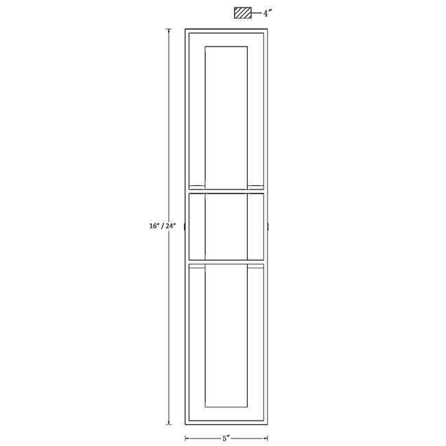 Saga Indoor / Outdoor Alabaster Wall Sconce by Bling Lighting Studio