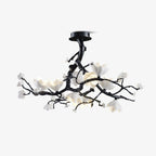 Exquisite Black Copper Tree Chandelier by Bling Lighting Studio