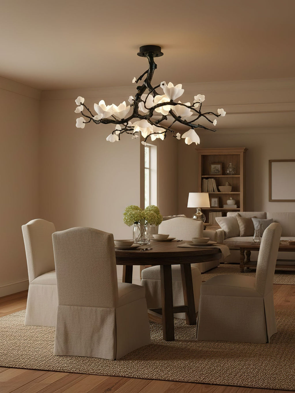 Exquisite Black Copper Tree Chandelier product image