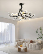 Exquisite Black Copper Tree Chandelier product image