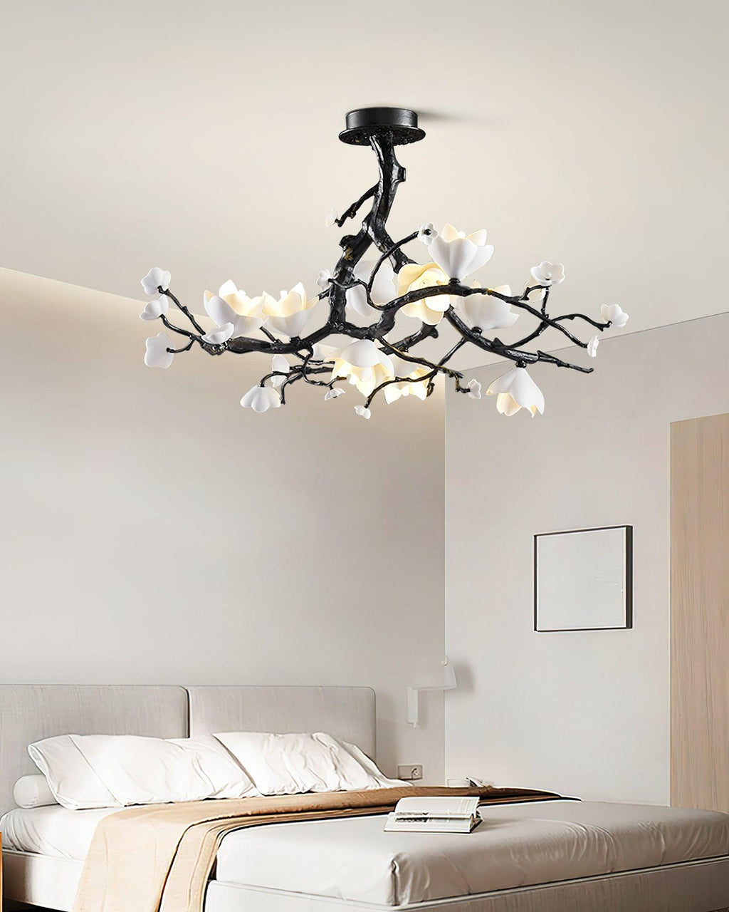 Exquisite Black Copper Tree Chandelier product image